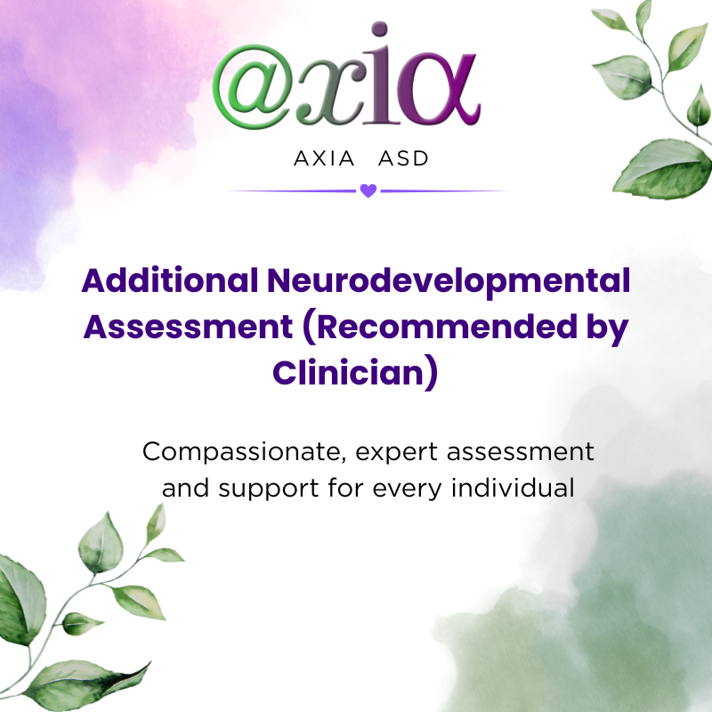 Additional Neurodevelopmental Assessment (Recommended by Clinician)
