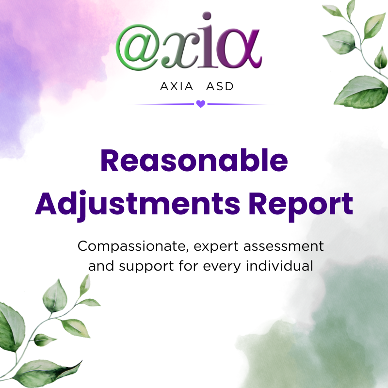 Reasonable Adjustments Report